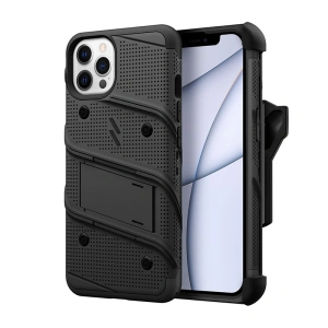 Etui ZIZO BOLT Series Apple iPhone 13 Pro + szkło (czarny)