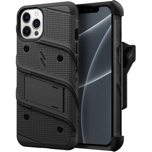 Etui ZIZO BOLT Series Apple iPhone 13 Pro Max + szkło (czarny)