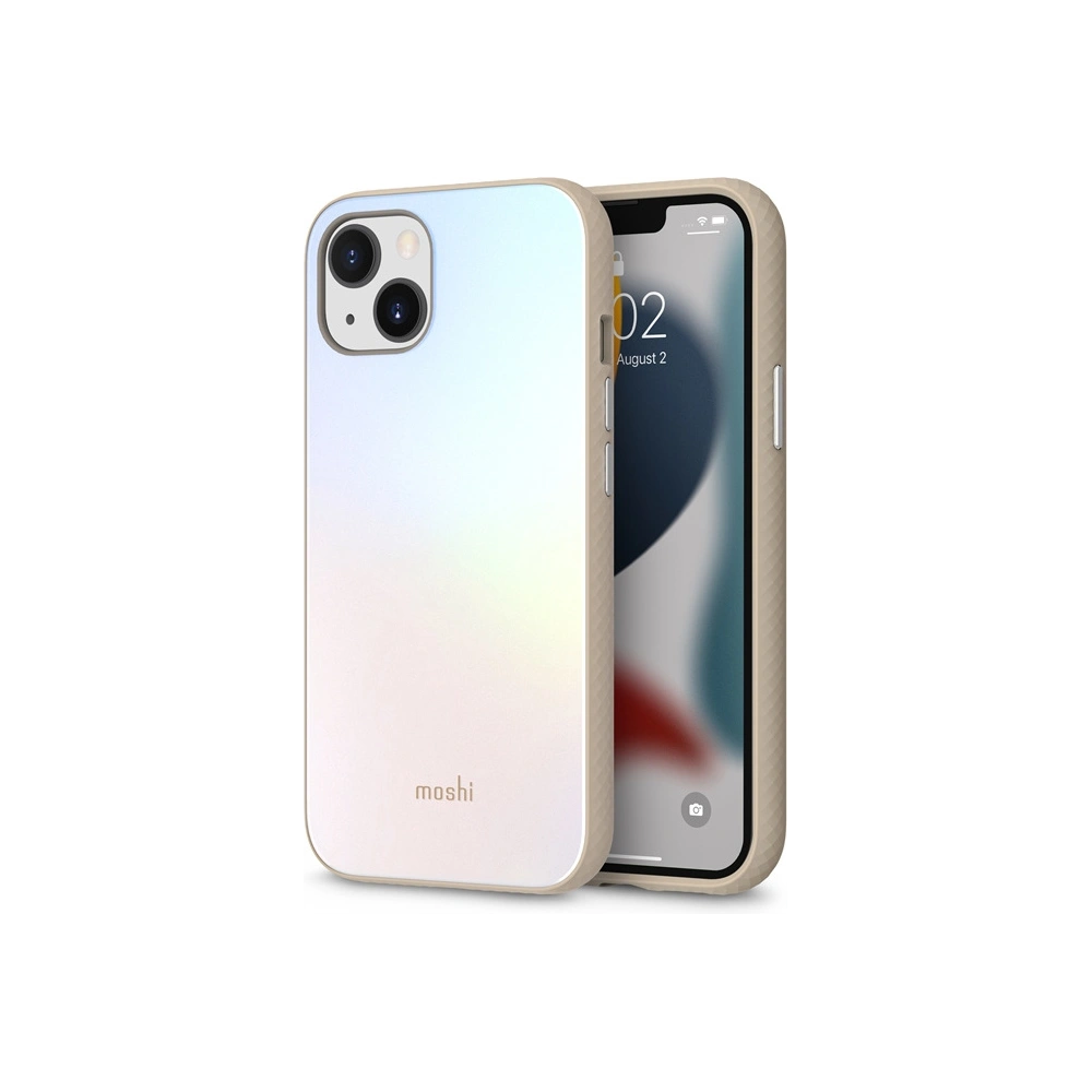 Hurtownia GSM - Etui Moshi iGlaze Apple iPhone 13 (systém SnapTo) (Astrální stříbro) - MOSH154ASTSLV - {ean13} - Hurt