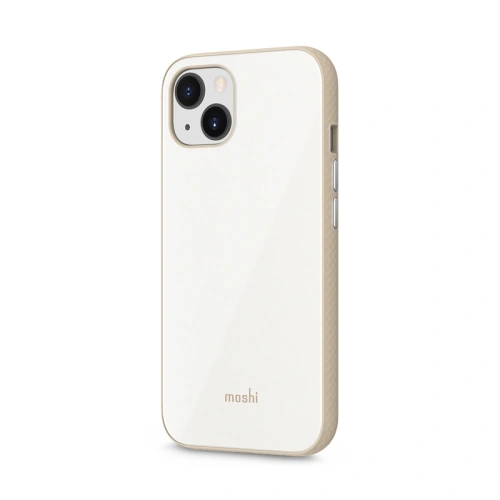 Etui Moshi iGlaze Apple iPhone 13 (system SnapTo) (Pearl White)