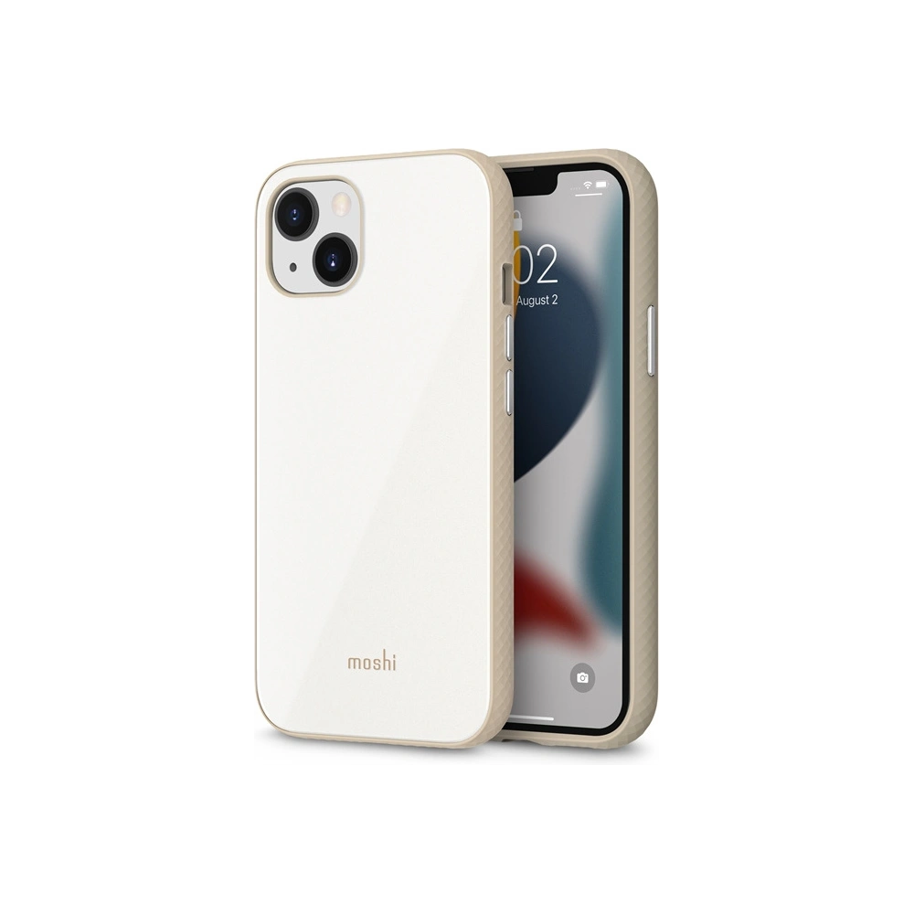 Hurtownia GSM - Etui Moshi iGlaze Apple iPhone 13 (systém SnapTo) (Perlově bílá) - MOSH155PEAWHT - {ean13} - Hurt
