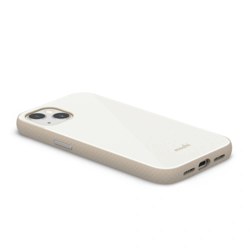 Etui Moshi iGlaze Apple iPhone 13 (system SnapTo) (Pearl White)