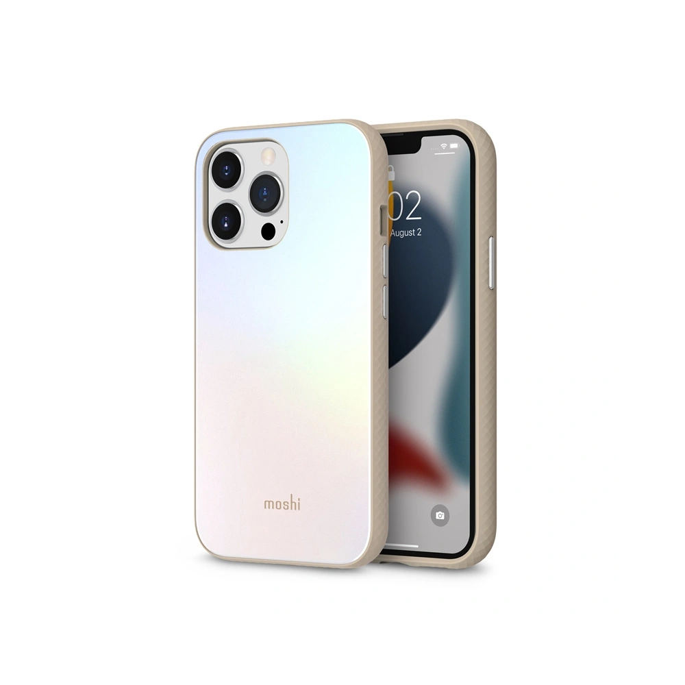Hurtownia GSM - Etui Moshi iGlaze Apple iPhone 13 Pro (system SnapTo) (Astral Silver) - MOSH156ASTSLV - {ean13} - Hurt