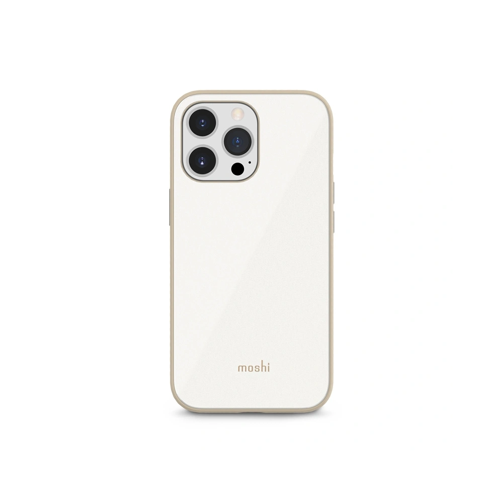 Hurtownia GSM - Etui Moshi iGlaze Apple iPhone 13 Pro (systém SnapTo) (Perlově bílá) - MOSH157PEAWHT - {ean13} - Hurt