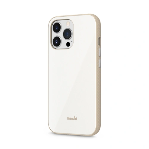 Etui Moshi iGlaze Apple iPhone 13 Pro (system SnapTo) (Pearl White)