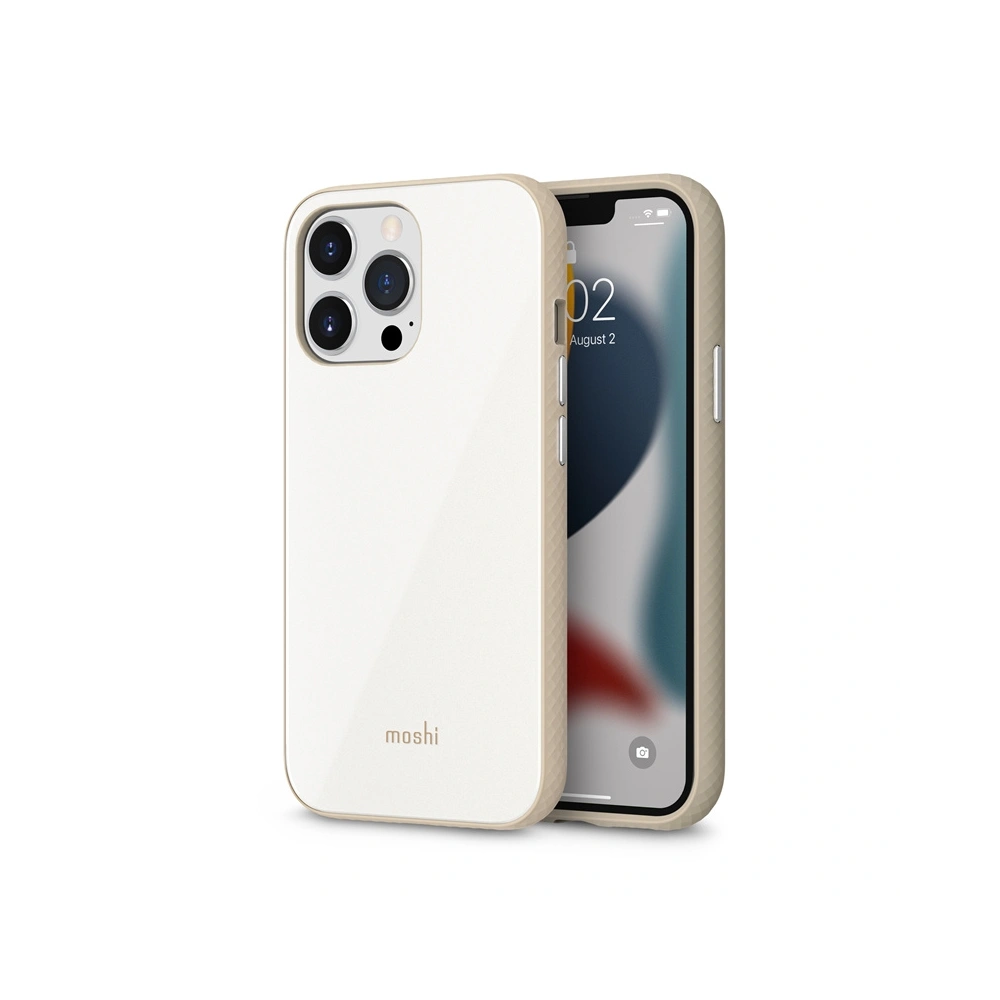 Wholesale Moshi iGlaze Apple iPhone 13 Pro (system SnapTo) (Pearl White) - MOSH157PEAWHT - {ean13} - Hurt