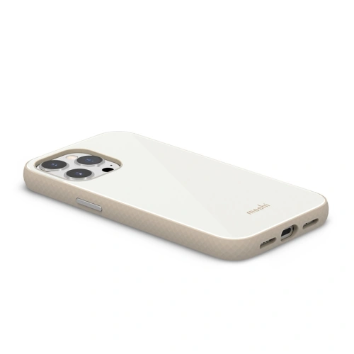 Etui Moshi iGlaze Apple iPhone 13 Pro (system SnapTo) (Pearl White)