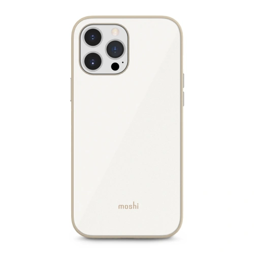 Etui Moshi iGlaze Apple iPhone 13 Pro Max (system SnapTo) (Pearl White)