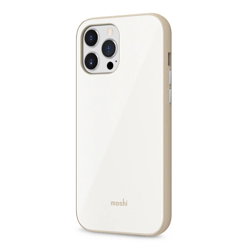 Etui Moshi iGlaze Apple iPhone 13 Pro Max (system SnapTo) (Pearl White)