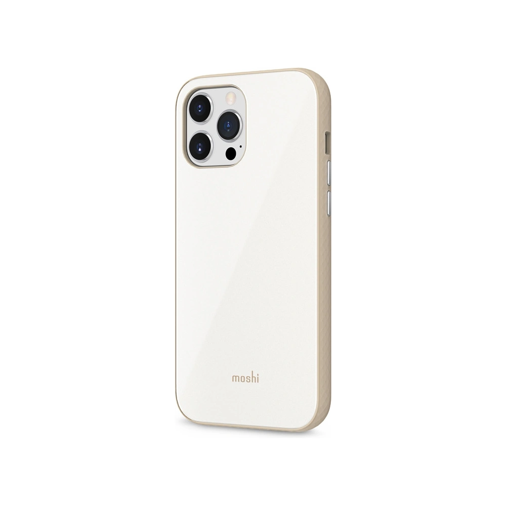 Hurtownia GSM - Etui Moshi iGlaze Apple iPhone 13 Pro Max (systém SnapTo) (Perlově bílá) - MOSH159PEAWHT - {ean13} - Hurt