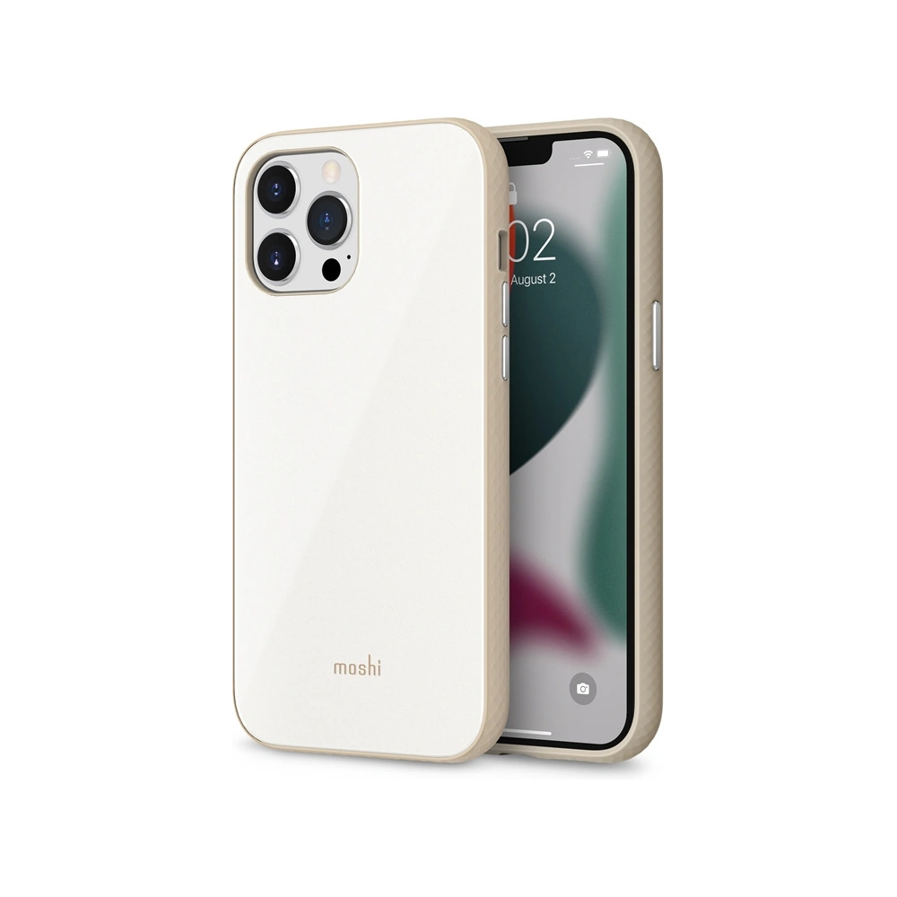 Wholesale Moshi iGlaze Apple iPhone 13 Pro Max (system SnapTo) (Pearl White) - MOSH159PEAWHT - {ean13} - Hurt