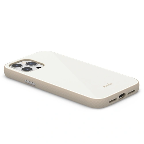 Etui Moshi iGlaze Apple iPhone 13 Pro Max (system SnapTo) (Pearl White)