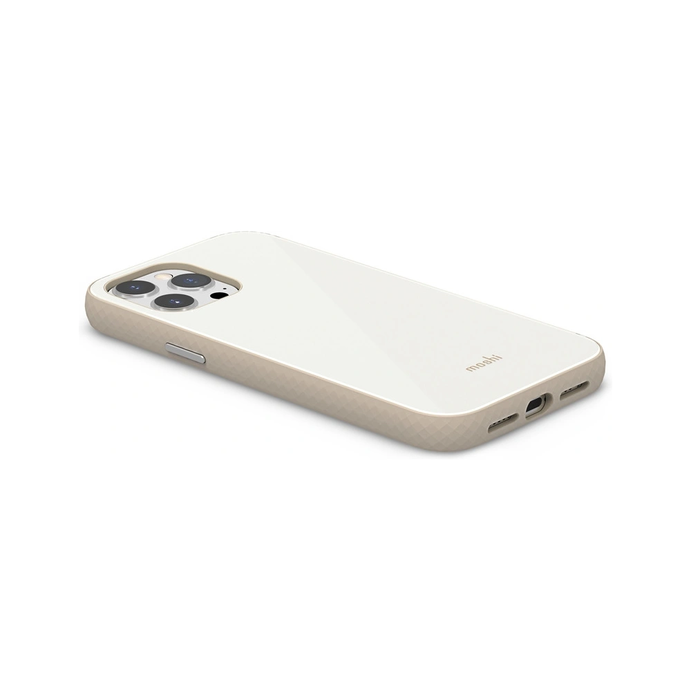 Hurtownia GSM - Etui Moshi iGlaze Apple iPhone 13 Pro Max (systém SnapTo) (Perlově bílá) - MOSH159PEAWHT - {ean13} - Hurt