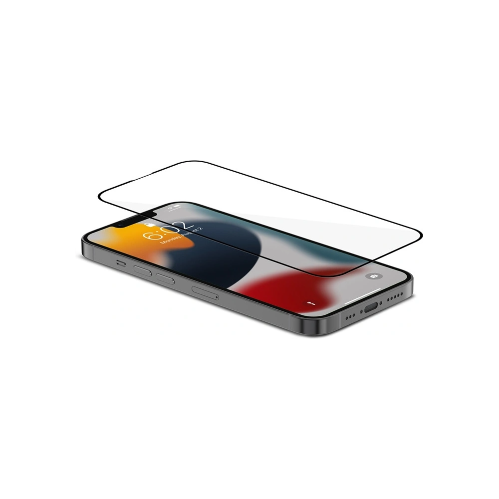 Hurtownia GSM - Hybriční sklo Moshi AirFoil Pro Apple iPhone 16e / 14 / 13 / 13 Pro (černý rámeček) - MOSH171BLK - {ean13} - Hurt