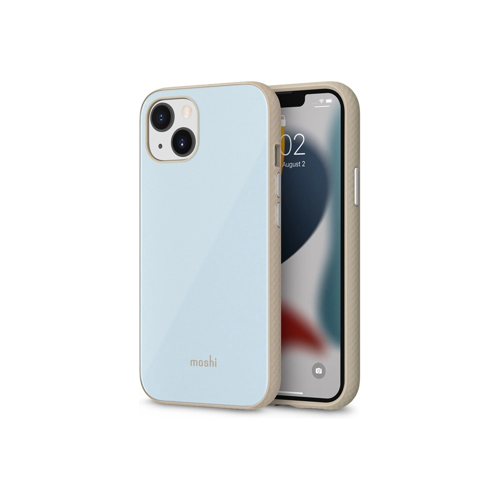 Hurtownia GSM - Etui Moshi iGlaze Apple iPhone 13 (systém SnapTo) (Adriatická modrá) - MOSH183ADTBLU - {ean13} - Hurt