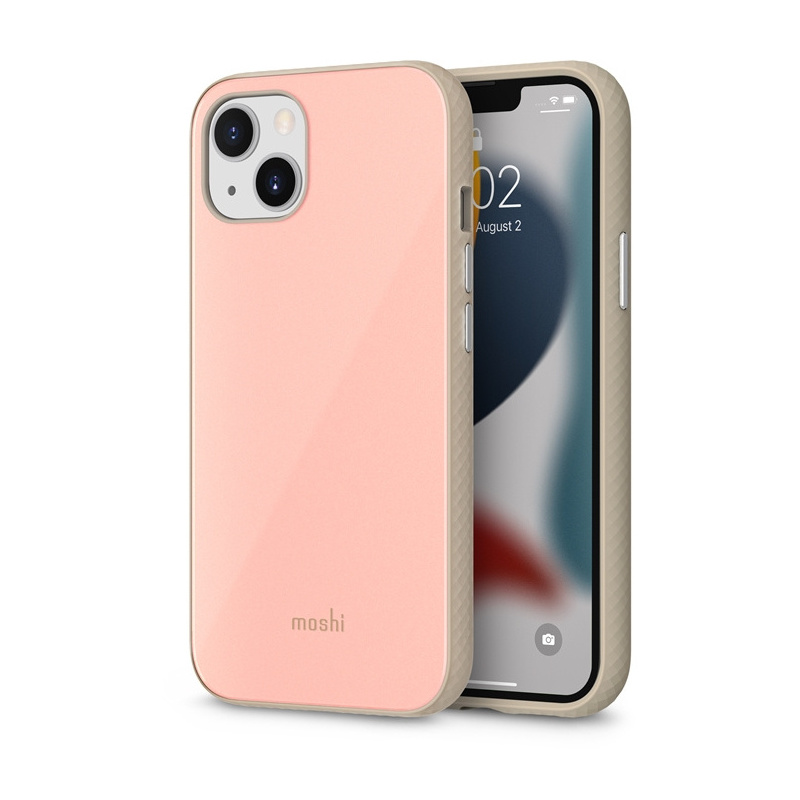 Hurtownia Moshi - 4711064645125 - MOSH184DAHPNK - Etui Moshi iGlaze Apple iPhone 13 (system SnapTo) (Dahlia Pink) - B2B homescreen