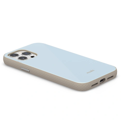 Etui Moshi iGlaze Apple iPhone 13 Pro Max (system SnapTo) (Adriatic Blue)