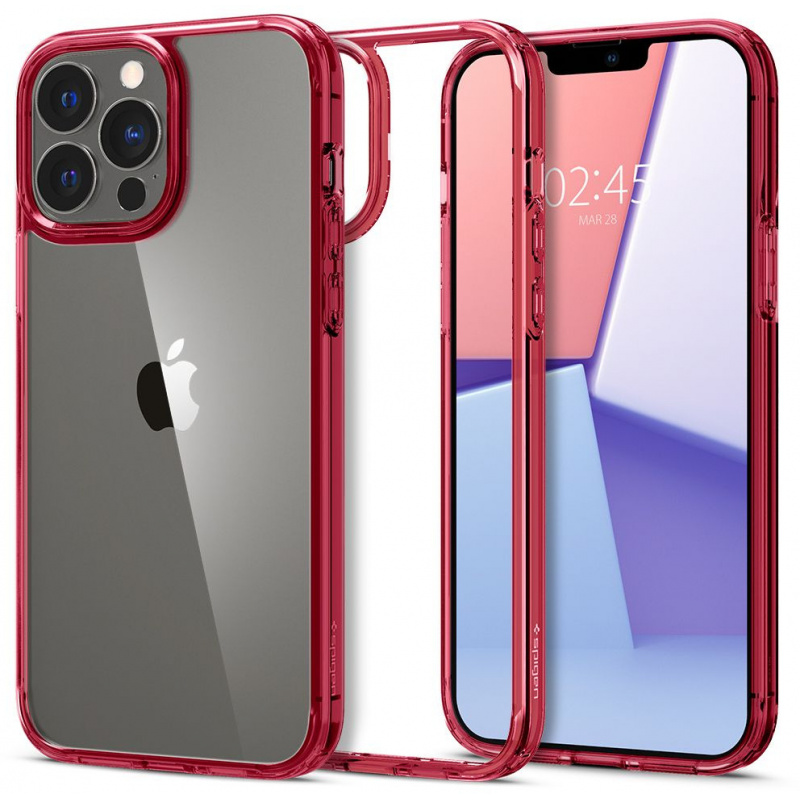 Hurtownia Spigen - 8809811850116 - SPN1817RED - Etui Spigen Ultra Hybrid Apple iPhone 13 Pro Red Crystal - B2B homescreen