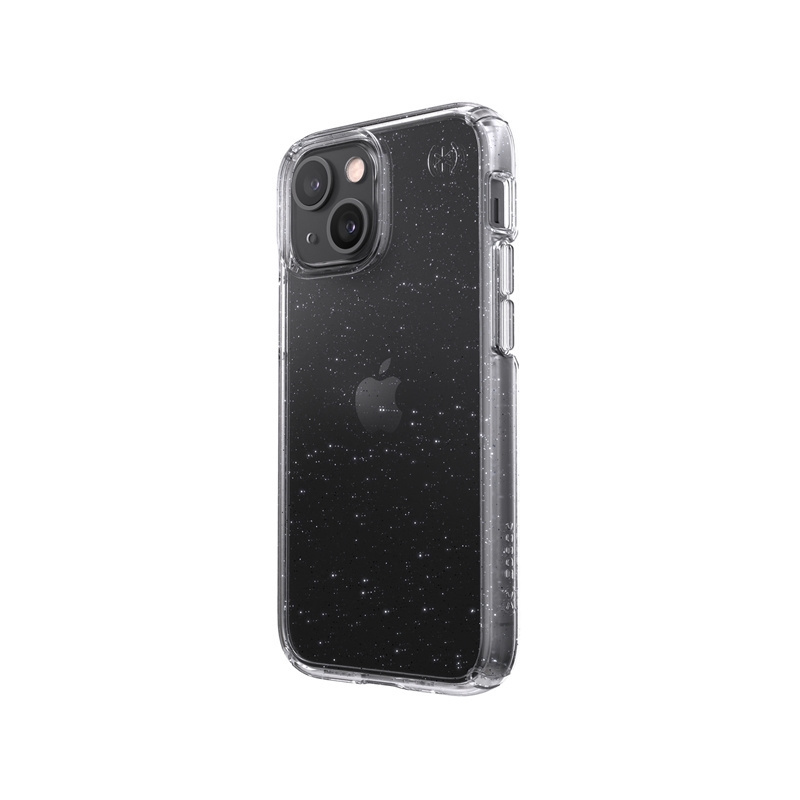 Speck Distributor - 840168503971 - SPK237CLPLAGLI - Speck Presidio Perfect-Clear Glitter MICROBAN Apple iPhone 13 mini (Clear/Platinum Glitter) - B2B homescreen