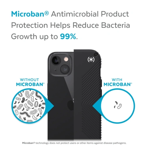 Etui Speck Presidio2 Grip MICROBAN Apple iPhone 13 (Black)