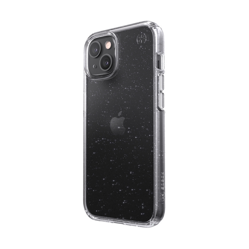 Speck Distributor - 840168504633 - SPK247CLPLAGLI - Speck Presidio Perfect-Clear Glitter MICROBAN Apple iPhone 13 (Clear/Platinum Glitter) - B2B homescreen