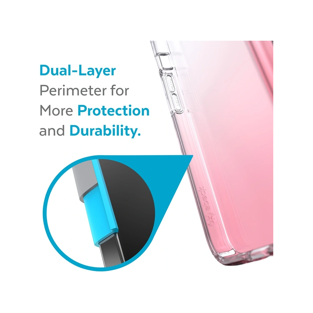 Hurtownia GSM - Etui Speck Presidio Perfect-Clear Ombre MICROBAN Apple iPhone 13 (Čirý/Vintage Růžový) - SPK250CLVINROS - {ean13} - Hurt