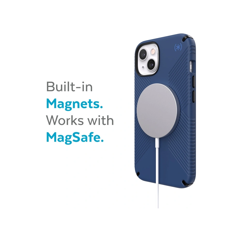 Hurtownia GSM - Etui Speck Presidio2 Grip MagSafe MICROBAN Apple iPhone 13 (Coastal Blue/Black) - SPK253COABLUBLK - {ean13} - Hurt