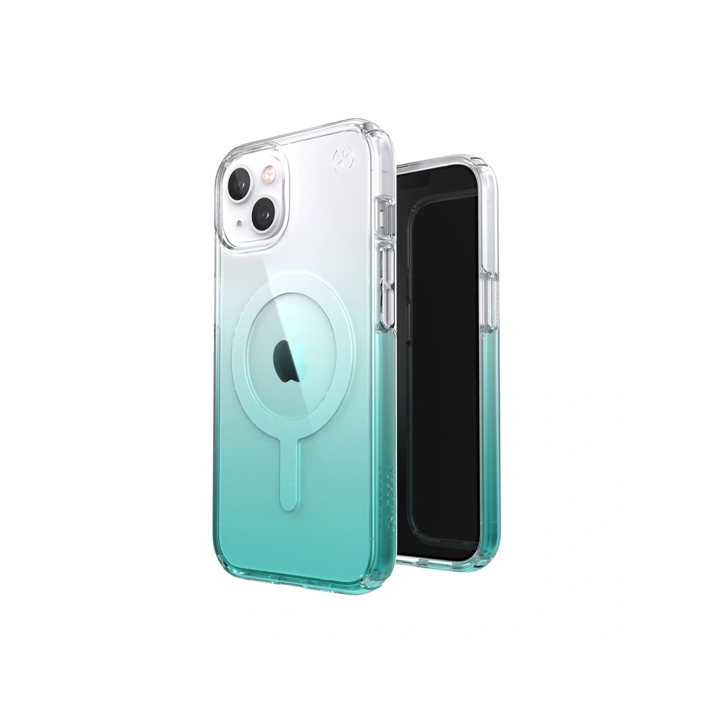 Wholesale Speck Presidio Perfect-Clear Ombre MagSafe MICROBAN Apple iPhone 13 (Clear/Fantasy Teal Fade) - SPK258CLFANTEAFAD - {ean13} - Hurt