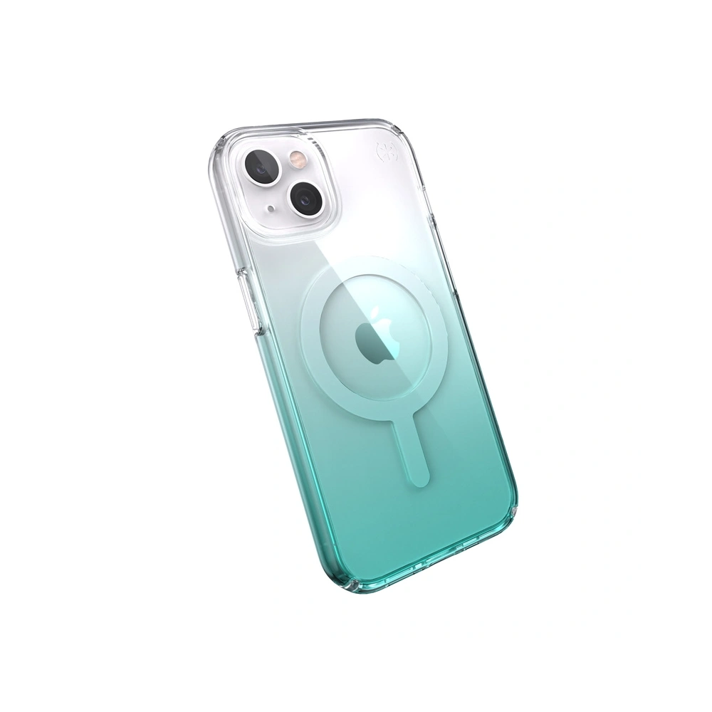 Wholesale Speck Presidio Perfect-Clear Ombre MagSafe MICROBAN Apple iPhone 13 (Clear/Fantasy Teal Fade) - SPK258CLFANTEAFAD - {ean13} - Hurt