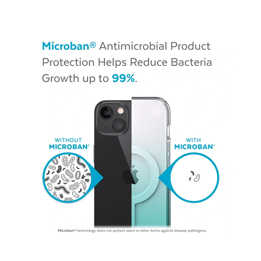 Wholesale Speck Presidio Perfect-Clear Ombre MagSafe MICROBAN Apple iPhone 13 (Clear/Fantasy Teal Fade) - SPK258CLFANTEAFAD - {ean13} - Hurt