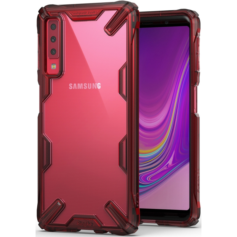 Ringke Distributor - 8809628567184 - [KOSZ] - Ringke Fusion-X Samsung Galaxy A7 2018 Ruby Red - B2B homescreen