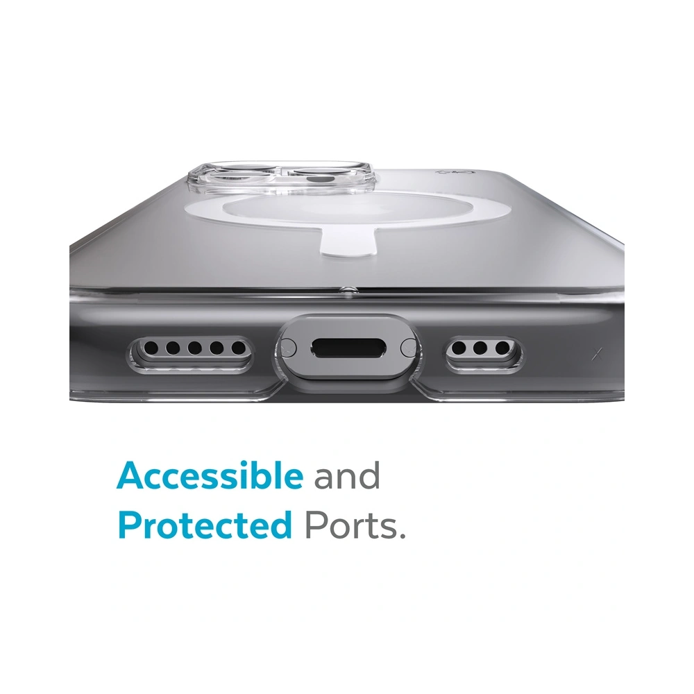 Hurtownia GSM - Etui Speck Presidio Perfect-Clear Impact Geometry MagSafe MICROBAN Apple iPhone 13 Pro Max (Čiré/Černé) - SPK295CLBLK - {ean13} - Hurt