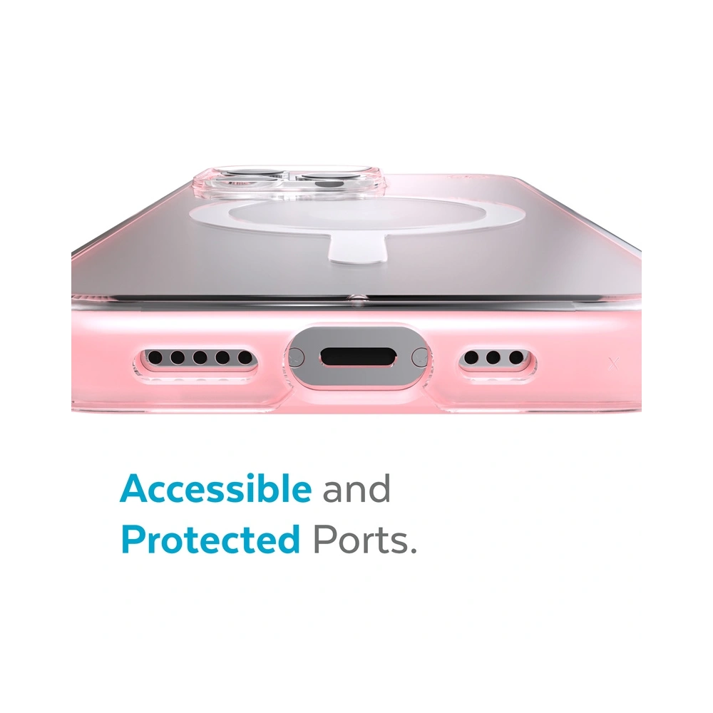 Hurtownia GSM - Etui Speck Presidio Perfect-Clear Impact Geometry MagSafe MICROBAN Apple iPhone 13 Pro Max (Průhledné/Růžové) - SPK296CLPNK - {ean13} - Hurt