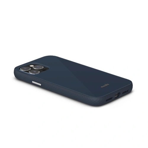 Etui Moshi iGlaze Apple iPhone 13 Pro Max (system SnapTo) (Slate Blue)