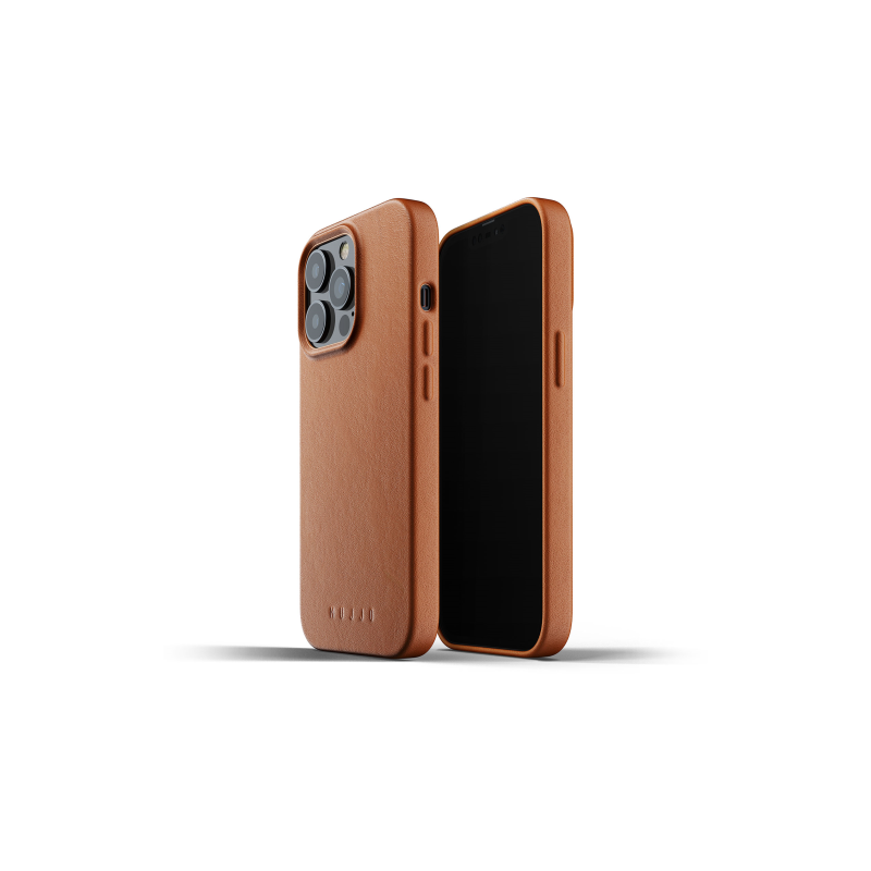 Mujjo Distributor - 8718546172496 - MUJ056BR - Mujjo Full Leather Case Apple iPhone 13 Pro (brown) - B2B homescreen