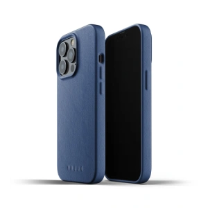 Mujjo Full Leather Case Apple iPhone 13 Pro (blue)