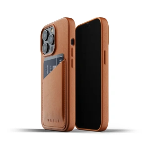 Mujjo Full Leather Wallet Case Apple iPhone 13 Pro (brown)