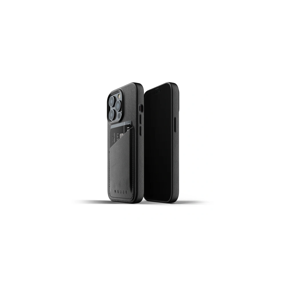 Hurtownia GSM - Etui Mujjo Full Leather Wallet Case Apple iPhone 13 Pro (černé) - MUJ060BLK - {ean13} - Hurt