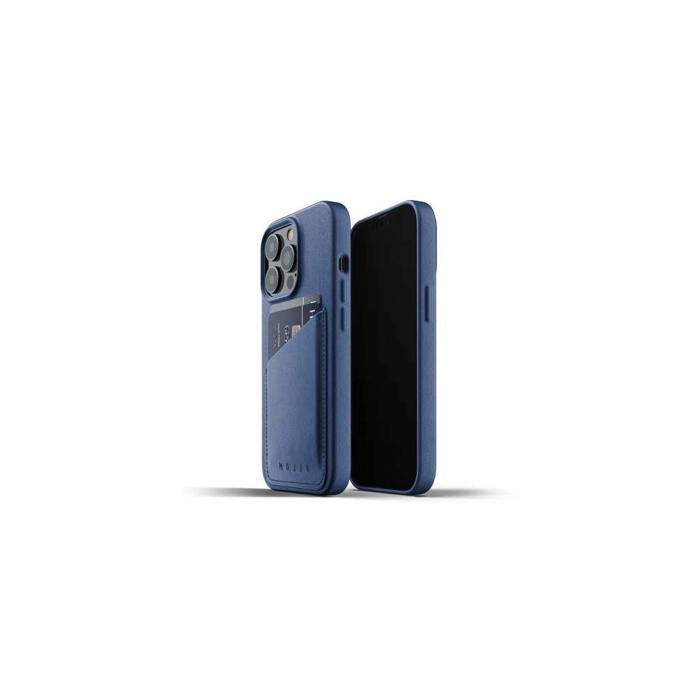 Hurtownia GSM - Etui Mujjo Full Leather Wallet Case Apple iPhone 13 Pro (modré) - MUJ061BLU - {ean13} - Hurt