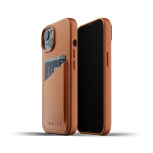 Mujjo Full Leather Wallet Case Apple iPhone 13 (brown)