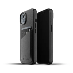 Mujjo Full Leather Wallet Case Apple iPhone 13 (black)