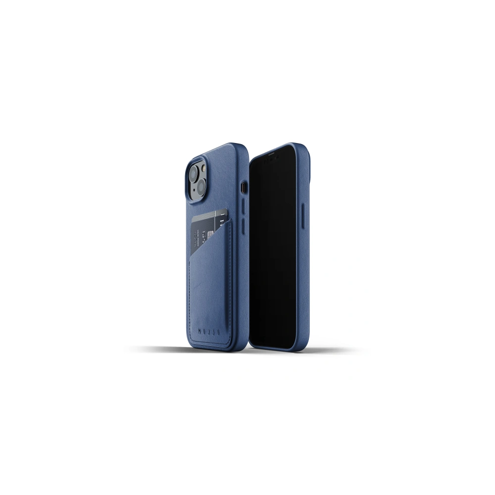 Hurtownia GSM - Etui Mujjo Full Leather Wallet Case Apple iPhone 13 (modré) - MUJ073BLU - {ean13} - Hurt