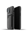 Etui Mujjo Full Leather Wallet Case Apple iPhone 13 mini (czarne)