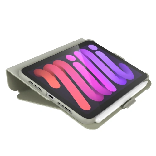 Etui Speck Balance Folio MICROBAN Apple iPad mini 2021 (6. generacji) / iPad mini 8.3" 2024 (7. generacji) (Velvet Green/Moss Green)
