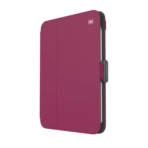 Etui Speck Balance Folio MICROBAN Apple iPad mini 2021 (6. generacji) / iPad mini 8.3" 2024 (7. generacji) (Very Berry Red Slate Grey)