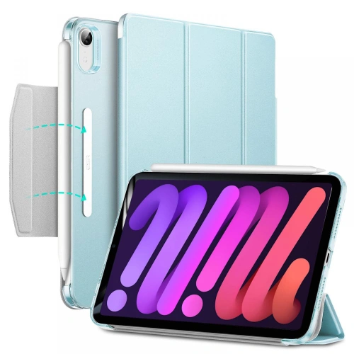 Etui ESR Ascend Trifold Apple iPad mini 2021 (6. generacji) / iPad mini 8.3" 2024 (7. generacji) Light Blue