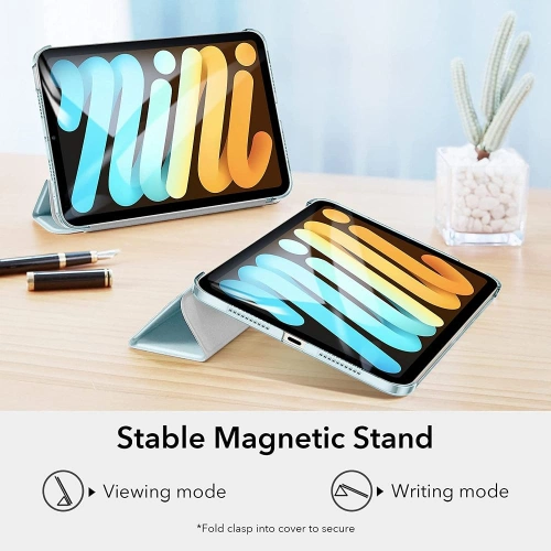 Etui ESR Ascend Trifold Apple iPad mini 2021 (6. generacji) / iPad mini 8.3" 2024 (7. generacji) Light Blue