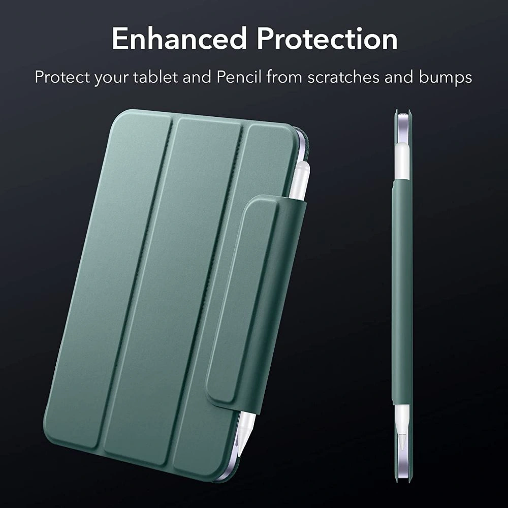 Hurtownia GSM - Etui ESR Rebound Magnetic Apple iPad mini 2021 (6. generacji) / iPad mini 8.3" 2024 (7. generacji) Frosted Green - ESR377GRN - {ean13} - Hurt