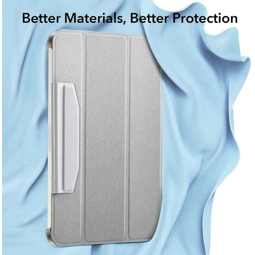 Etui ESR Ascend Trifold Apple iPad mini 2021 (6. generacji) / iPad mini 8.3" 2024 (7. generacji) Silver Grey