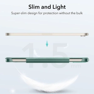Wholesale ESR Ascend Trifold Apple iPad mini 2021 6 Gen / iPad mini 8.3" 2024 7gen Dark Green - ESR380GRN - {ean13} - Hurt